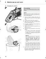 Предварительный просмотр 30 страницы Dirt Devil Joker M695 Operating Manual