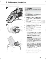 Предварительный просмотр 45 страницы Dirt Devil Joker M695 Operating Manual