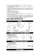 Предварительный просмотр 2 страницы Dirt Devil KWIK BD10000 Instruction Manual