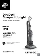 Предварительный просмотр 41 страницы Dirt Devil Let's go UD20120 User Manual