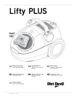 Dirt Devil Lifty PLUS Operating Manual preview