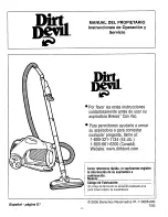 Preview for 24 page of Dirt Devil M082700 Owner'S Manual