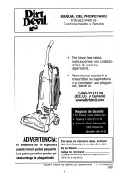 Preview for 13 page of Dirt Devil M091600 Owner'S Manual