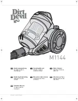 Dirt Devil M1144 Operating Manual предпросмотр