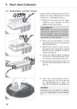 Preview for 24 page of Dirt Devil M608 Navigator Operating Manual