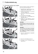 Предварительный просмотр 28 страницы Dirt Devil M608 Navigator Operating Manual