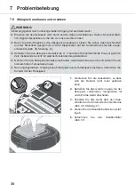 Предварительный просмотр 30 страницы Dirt Devil M608 Navigator Operating Manual