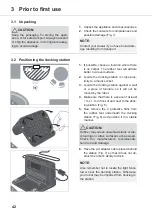 Preview for 42 page of Dirt Devil M608 Navigator Operating Manual