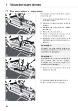 Предварительный просмотр 84 страницы Dirt Devil M608 Navigator Operating Manual