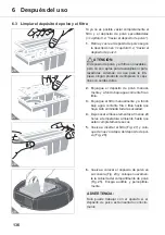 Preview for 136 page of Dirt Devil M608 Navigator Operating Manual