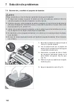 Предварительный просмотр 142 страницы Dirt Devil M608 Navigator Operating Manual