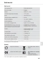 Preview for 145 page of Dirt Devil M608 Navigator Operating Manual