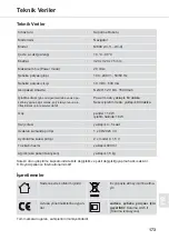 Preview for 173 page of Dirt Devil M608 Navigator Operating Manual