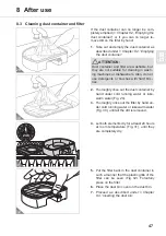 Предварительный просмотр 47 страницы Dirt Devil M613 Operating Manual