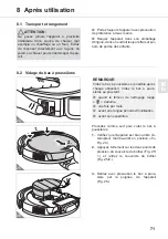 Предварительный просмотр 71 страницы Dirt Devil M613 Operating Manual