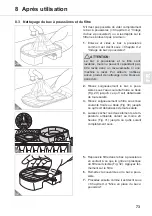 Предварительный просмотр 73 страницы Dirt Devil M613 Operating Manual