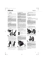 Предварительный просмотр 9 страницы Dirt Devil M7023 Operating Manual