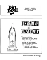 Dirt Devil magnummvp Owner'S Manual предпросмотр