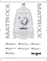 Dirt Devil Matrixx Swirl Y12 Operating Manual preview