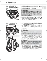 Preview for 15 page of Dirt Devil Matrixx Swirl Y12 Operating Manual