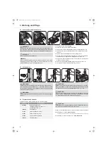 Предварительный просмотр 8 страницы Dirt Devil Popster DD 2324 Operating Manual