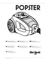 Preview for 1 page of Dirt Devil Popster Operating Manual