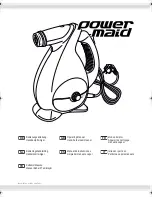 Dirt Devil POWER MAID M345 Operating Manual preview