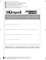 Предварительный просмотр 41 страницы Dirt Devil POWER MAID M345 Operating Manual