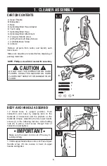 Preview for 5 page of Dirt Devil Quick & Light FD50035 Owner'S Manual