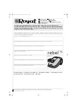 Preview for 19 page of Dirt Devil Rebel 71 Operating Manual