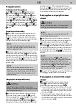 Preview for 17 page of Dirt Devil Samurai DD699 Instruction Manual