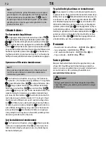 Preview for 72 page of Dirt Devil Samurai DD699 Instruction Manual