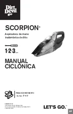 Предварительный просмотр 27 страницы Dirt Devil Scorpion User Manual