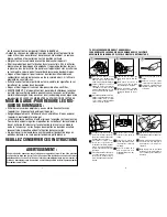 Предварительный просмотр 6 страницы Dirt Devil SD12000 Owner'S Manual