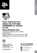 Preview for 29 page of Dirt Devil SD20000RED User Manual