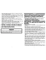 Preview for 2 page of Dirt Devil SD20015 Owner'S Manual