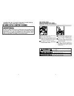 Preview for 10 page of Dirt Devil SD30060 Owner'S Manual