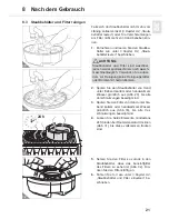 Preview for 21 page of Dirt Devil Spider M607 Operating Manual