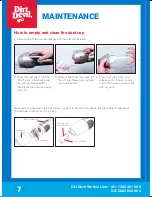 Preview for 8 page of Dirt Devil Swift DDST12V User Manual