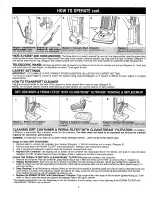 Preview for 6 page of Dirt Devil Swivel Glide Vision Owner'S Manual