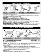 Preview for 7 page of Dirt Devil Swivel Glide Vision Owner'S Manual