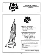 Предварительный просмотр 9 страницы Dirt Devil Swivel Glide Owner'S Manual