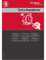 Dirt Devil Turbo-Dampfente Operating Manual preview