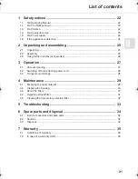 Preview for 21 page of Dirt Devil twinfinity m5040 Operating Manual