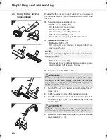 Preview for 26 page of Dirt Devil twinfinity m5040 Operating Manual