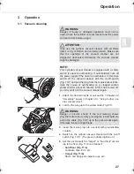 Preview for 27 page of Dirt Devil twinfinity m5040 Operating Manual