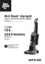 Preview for 1 page of Dirt Devil UD70167P User Manual