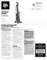 Dirt Devil UD70171 Instructions Manual preview