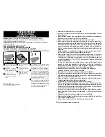 Preview for 5 page of Dirt Devil UD70230 Owner'S Manual