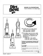 Preview for 28 page of Dirt Devil Upright vacuum Owner'S Manual